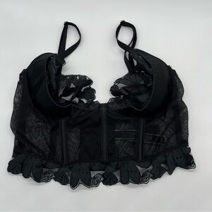 Victoria's Secret Women's Black Corset Bustier